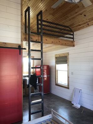 View of the Loft with 2 Single Mattresses