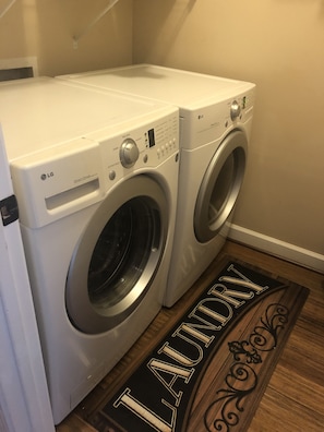 Laundry Room with Washer and Dryer 