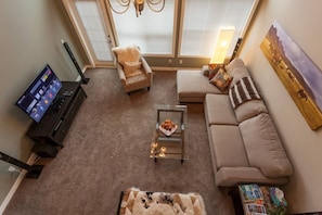 Above view of living room