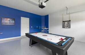 Our spacious game room is perfect for hours of fun and entertainment. 