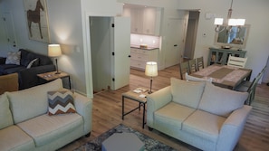 Dining and living room