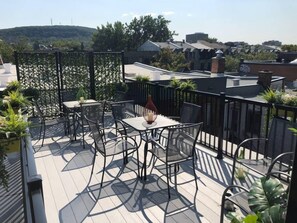 Private rooftop terrace