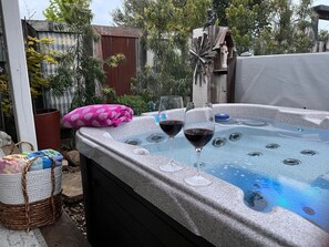 Relax in our sparkling new spa!