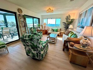 Living Room with Views of the Bay