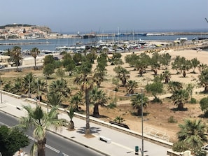 Vue sur la plage/lâocĂ©an