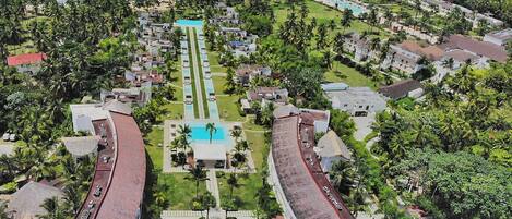 Drone shot over Sublime Samana