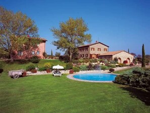 Gardens and swimming pool