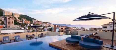 Rooftop pool with gorgeous views