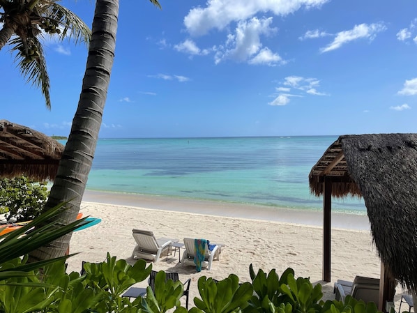 Casa Playa Maya beach front.  Perfect snorkelling, kayaking, paddleboarding.