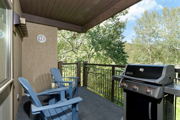 Spend an afternoon or evening grilling your favorite food on your balcony after your days activities on the mountain.