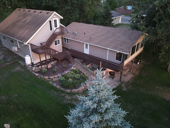 Cabin with Bunk house above garage