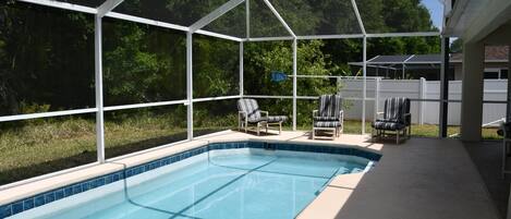 Enjoy your Private Pool oasis enjoying privacy and seclusion