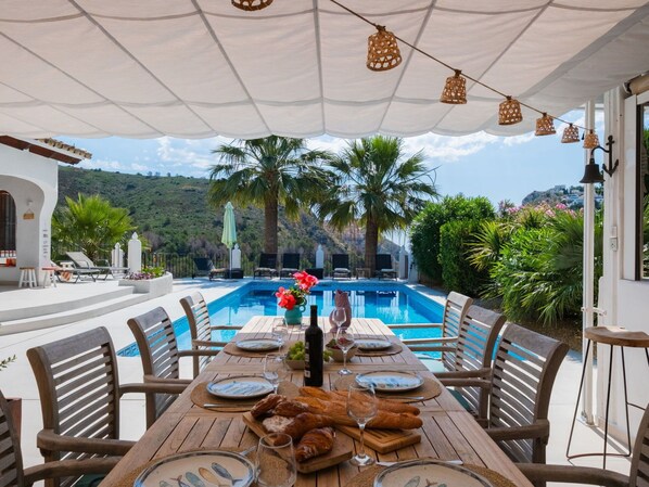 Swimming Pool, Furniture, Resort, Outdoor Furniture, Chair, Leisure, Eco Hotel, Umbrella, Hacienda, Houseplant