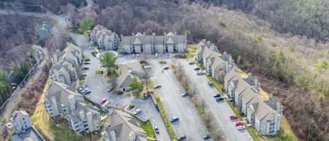 Aerial view of the Summit of Gatlinburg neighborhood
