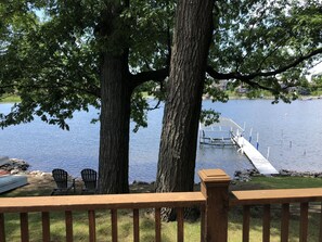 Lake view from deck.