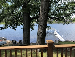 Lake view from deck.