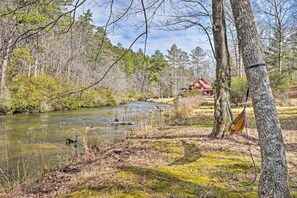 Bring a tube or kayak and enjoy a float on the river...
