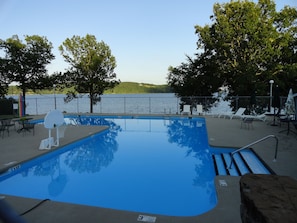 Lakefront Pool at Recreation center. Available at $4 per day per person.