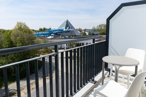 Blick vom Balkon