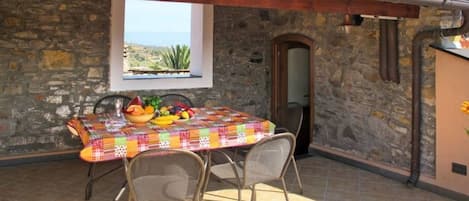 Loggia, Terrasse mit Meerblick