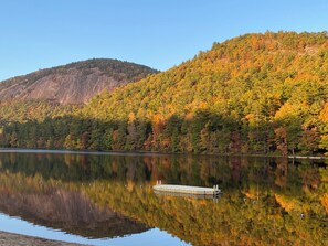 Spectacular fall colors just out the back door.