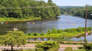 What a view! Kayak, canoe, paddleboard, walk, jog, bike, or just relax & enjoy!