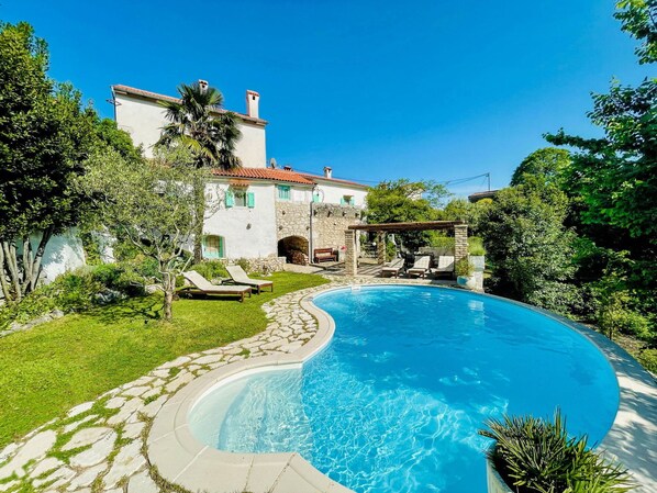 L'Eau, Plante, Ciel, Ressources En Eau, Bâtiment, Propriété, Piscine, La Nature, Arbre, Bleu Azur