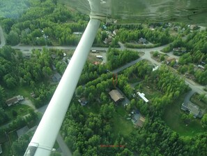 Aerial photo of our place.