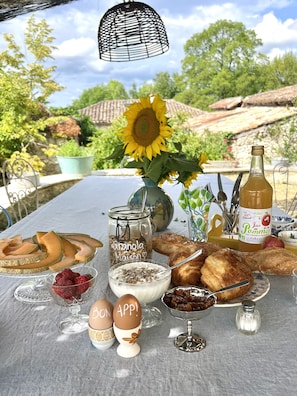 Breakfast with Fresh&Local Goodies. Bon appétit!