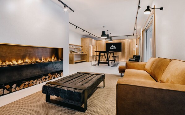 Sala de estar en el lobby