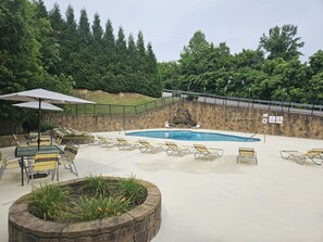 Nice guest pool near enterence open memorial day to labor day.