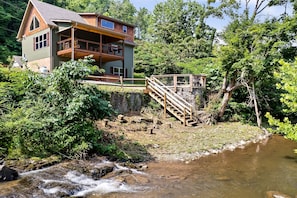 Enjoy rushing Dudley Creek right in the backyard