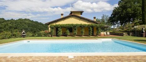 Piscina, Proprietà, Cielo, Estate, Immobiliare, Costruzione, Casa, Vacanza, Villa, Casa