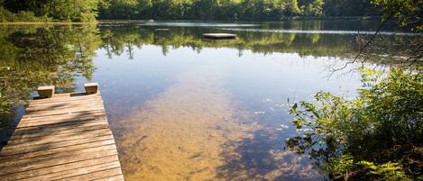 Private swimming area
(2-minute walk; three kayaks, canoe, and a paddle board)