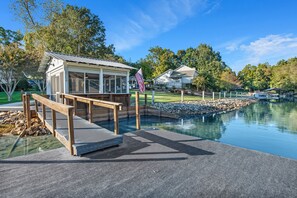 Boat House with Floating Dock