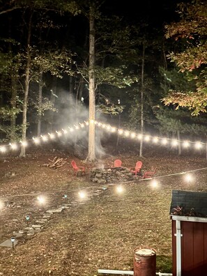 Backyard fire pit