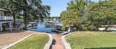 Backyard & the dock