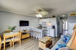 Open Concept Living Room & Kitchen