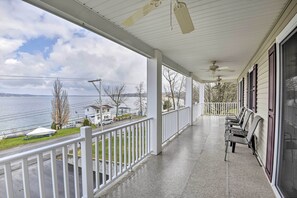 Covered Porch | Lake Views