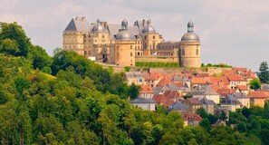 Chateau de Hautefort and the medieval village - 2.5 km away