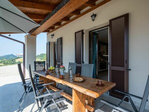 Property, Furniture, Table, Wood, Window, Shade, Interior Design, Porch, Beam, Cottage