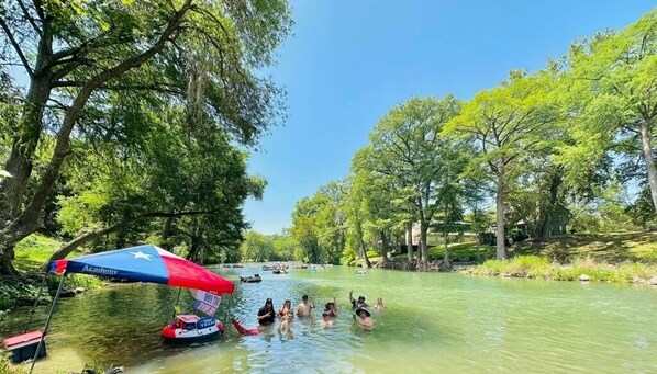 Our river access is flowing all year