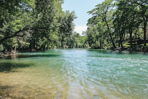  All The Casitas at Gruene share this beautiful waterfront area. 