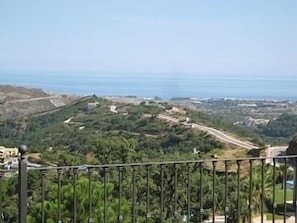 View from the villa