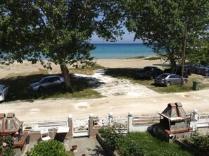 Udsigt fra balkon