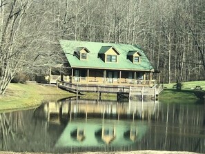 The Lodge has 3 separate units under one roof with 3 individual entries.