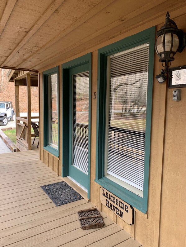 #5 Lakeside Haven Entry in the Lodge.