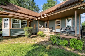 View of Back Porch from Yard