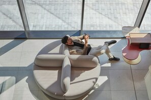 Lobby sitting area