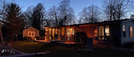 Huckleberry House's view from the water